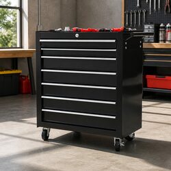 Optimize Your Garage with a 7 Drawer Tool Trolley