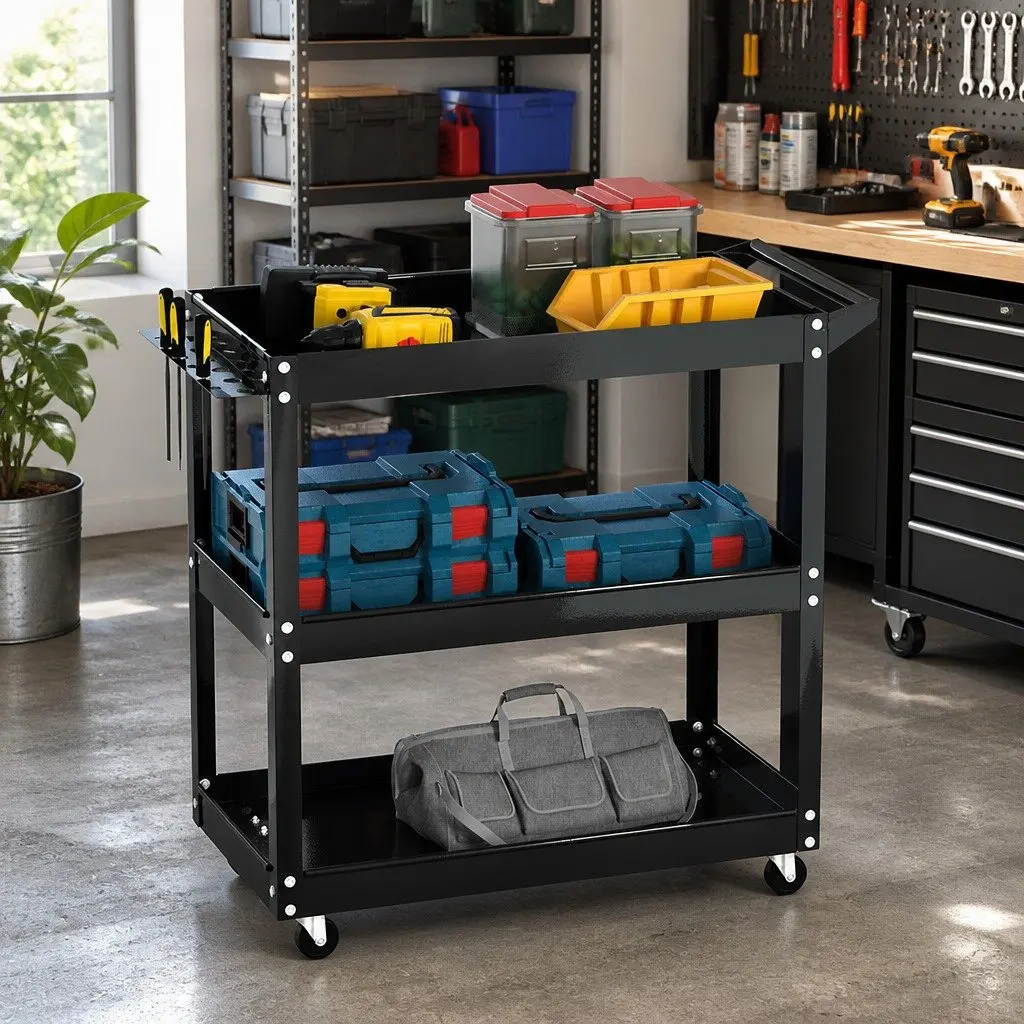 3-Tier Tool Trolley