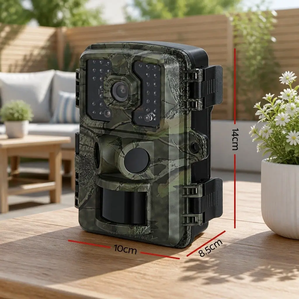 Trail Camera 4K 16MP Infrared Night Vision Camouflage for Wildlife Hunting and Security