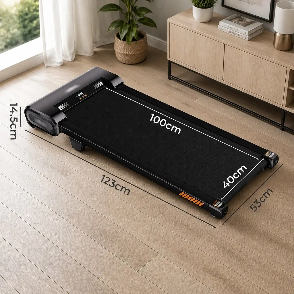 Automatic Incline Walking Pad Treadmill 2.5HP 6 Levels Adjustable Incline Bluetooth Connectivity