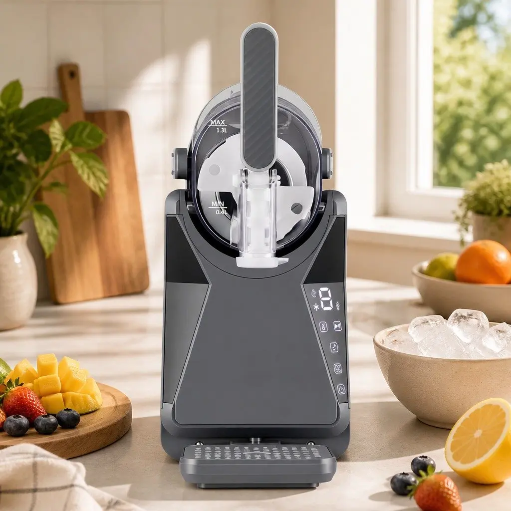 Slushie Machine 1.3L Frozen Drink Maker Ice Cream Maker Touchscreen Home BBQ