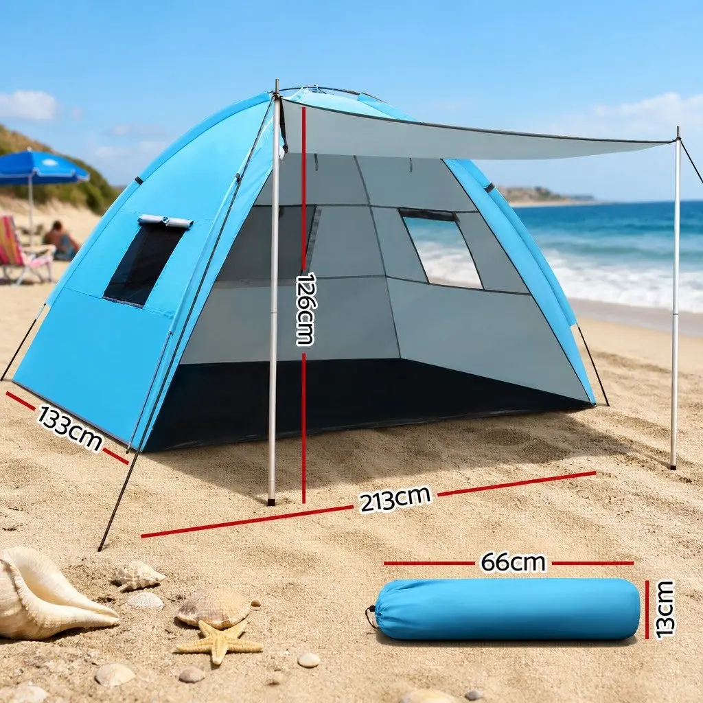 4 Person Camping Tent Weather Resistant Portable Beach Hiking Shelter
