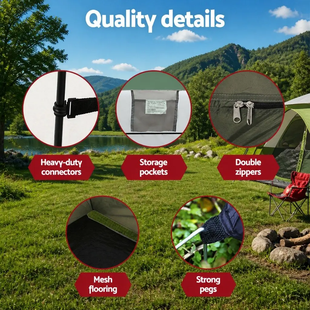 Portable Camping Toilet Shower Tent Changing Room Outdoor Privacy Ensuite Set