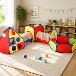 Create a Fun Play Area with Our Kids Teepee and Tunnel Set
