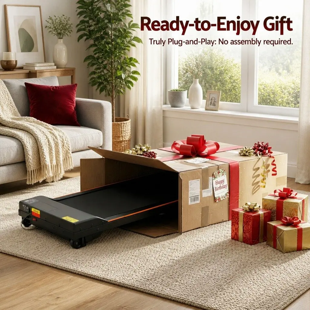 3 in 1 Treadmill 90 x 38 cm Manual Incline Home Gym Machine