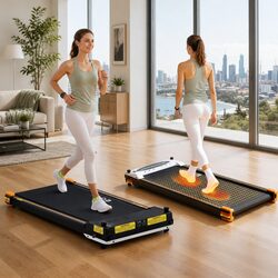 Compact Home Treadmill and Foot Massager for Wellness