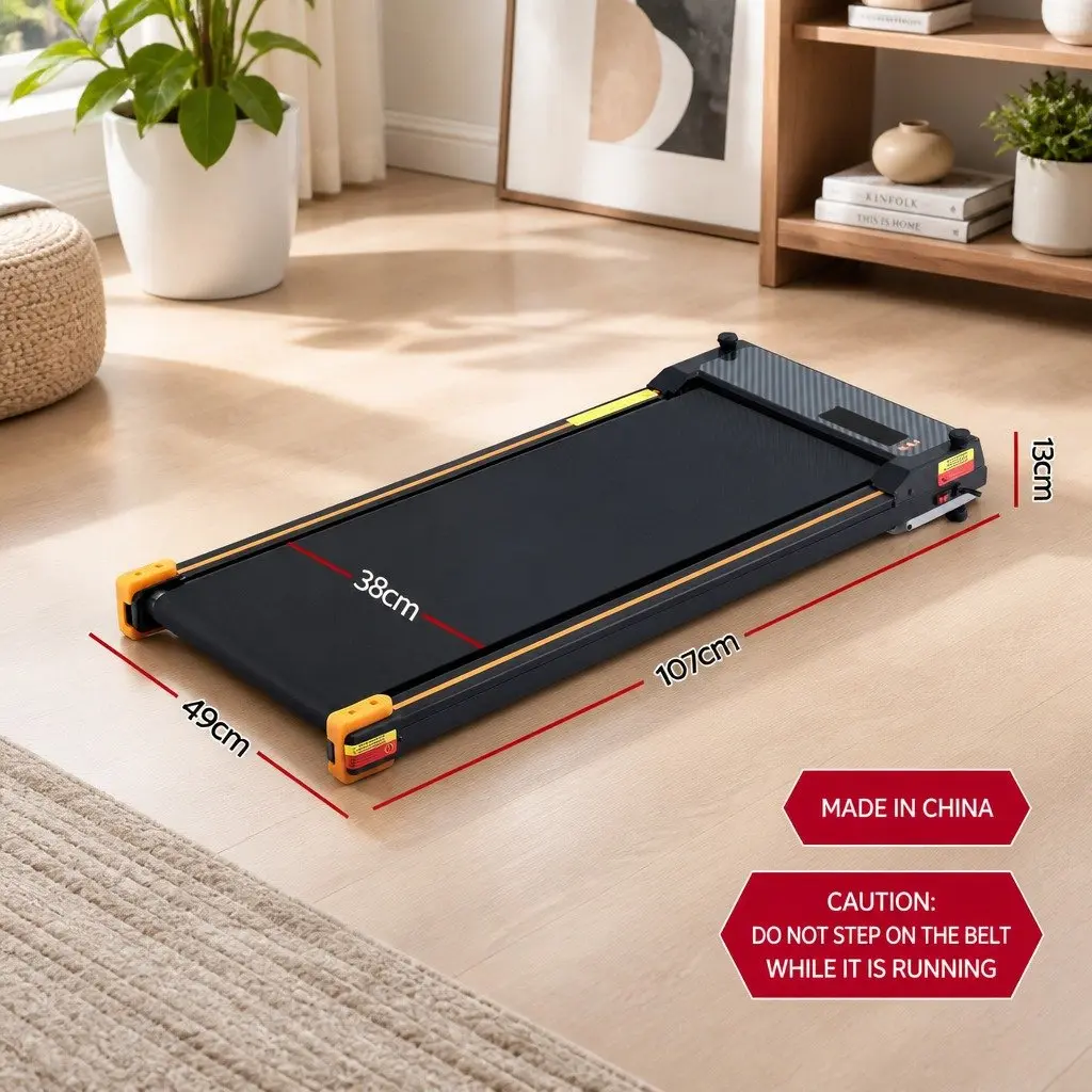Walking Pad Treadmill 380mm Double Sided Running Foot Massage Compact Home Fitness