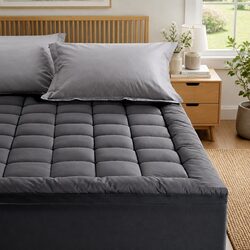 Mattress Topper Pillowtop Pad Queen Bed 5cm Deep Pocket Cooling Pressure Relief