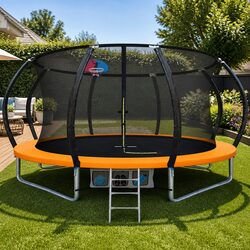 12FT Outdoor Trampoline for Kids: Enjoy Playtime Outdoors