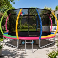 14ft Trampoline: Enhance Your Backyard Play Space