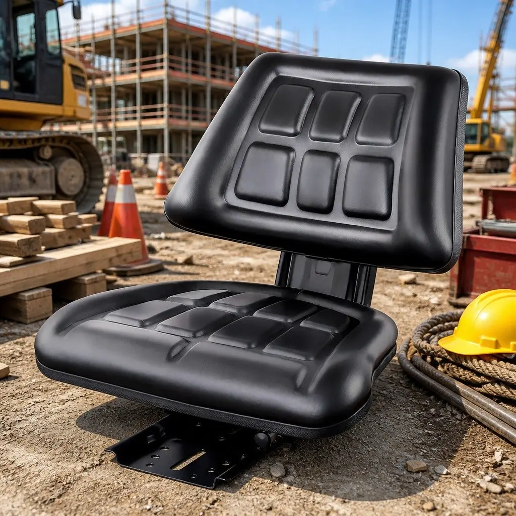 Universal Tractor Seat Heavy Machinery Replacement Chair Fore and Aft Sliding Adjustment