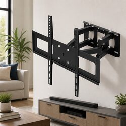 Stylish Full Motion TV Wall Mount for Enhanced Living Spaces