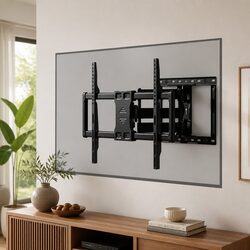 TV Wall Mount Bracket 37" to 85" Full Motion Swivel Tilt Extendable Heavy Duty