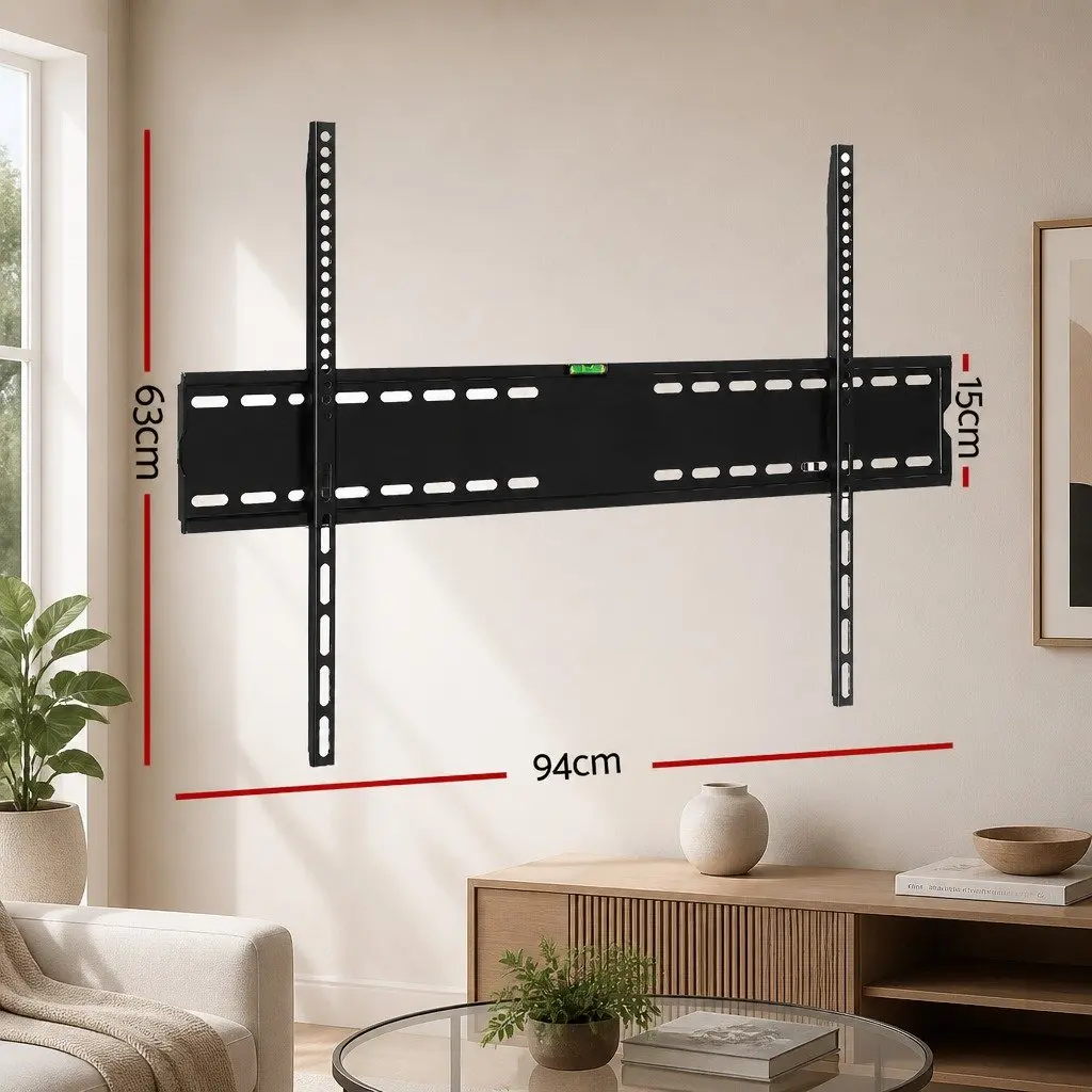 TV Wall Mount Bracket 42"-100" Inch Universal VESA Slimline Black