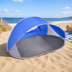 Blue Pop Up Tent for Family Beach Outings