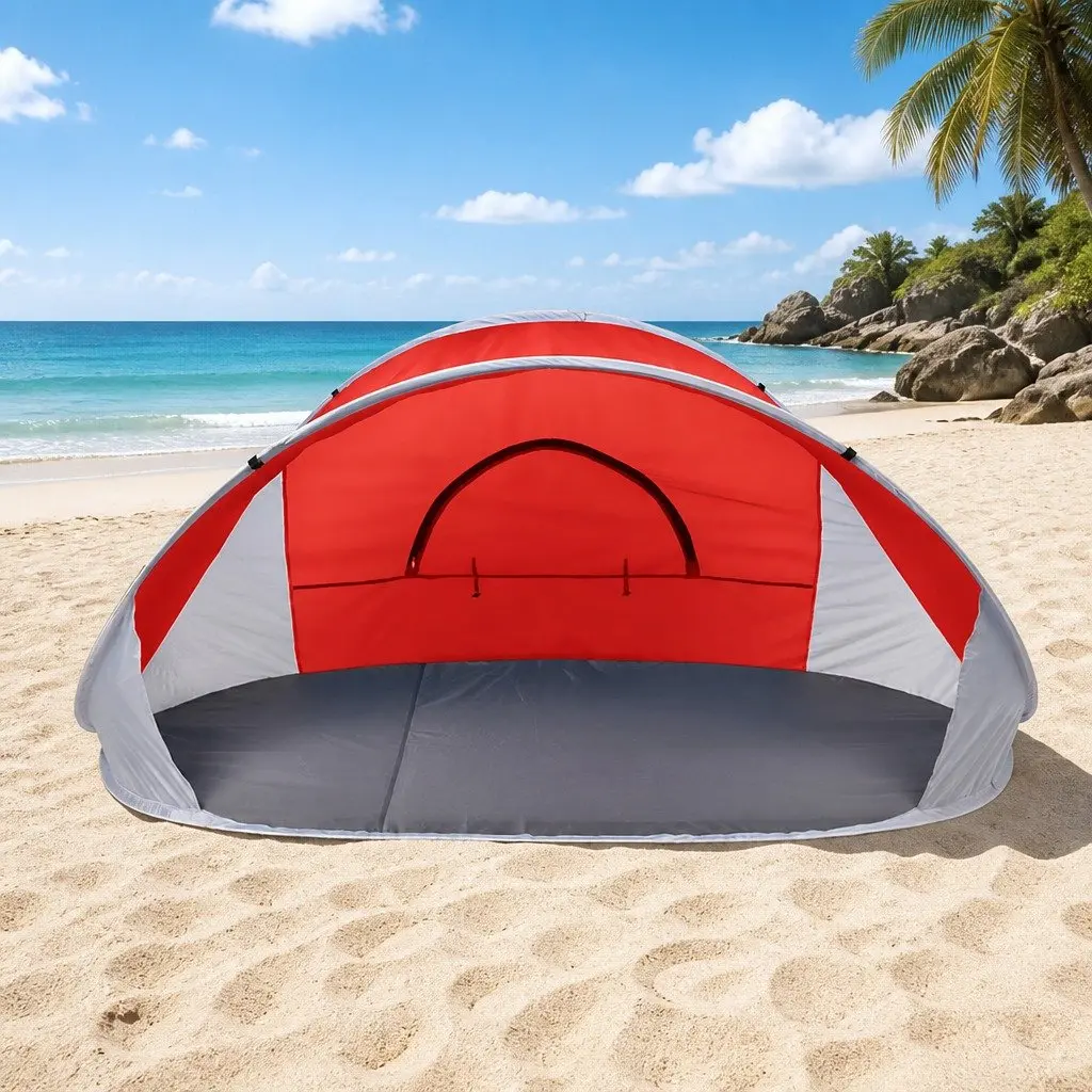 Pop Up Tent 4 Person Instant Setup UV Resistant Weatherproof Outdoor Shelter
