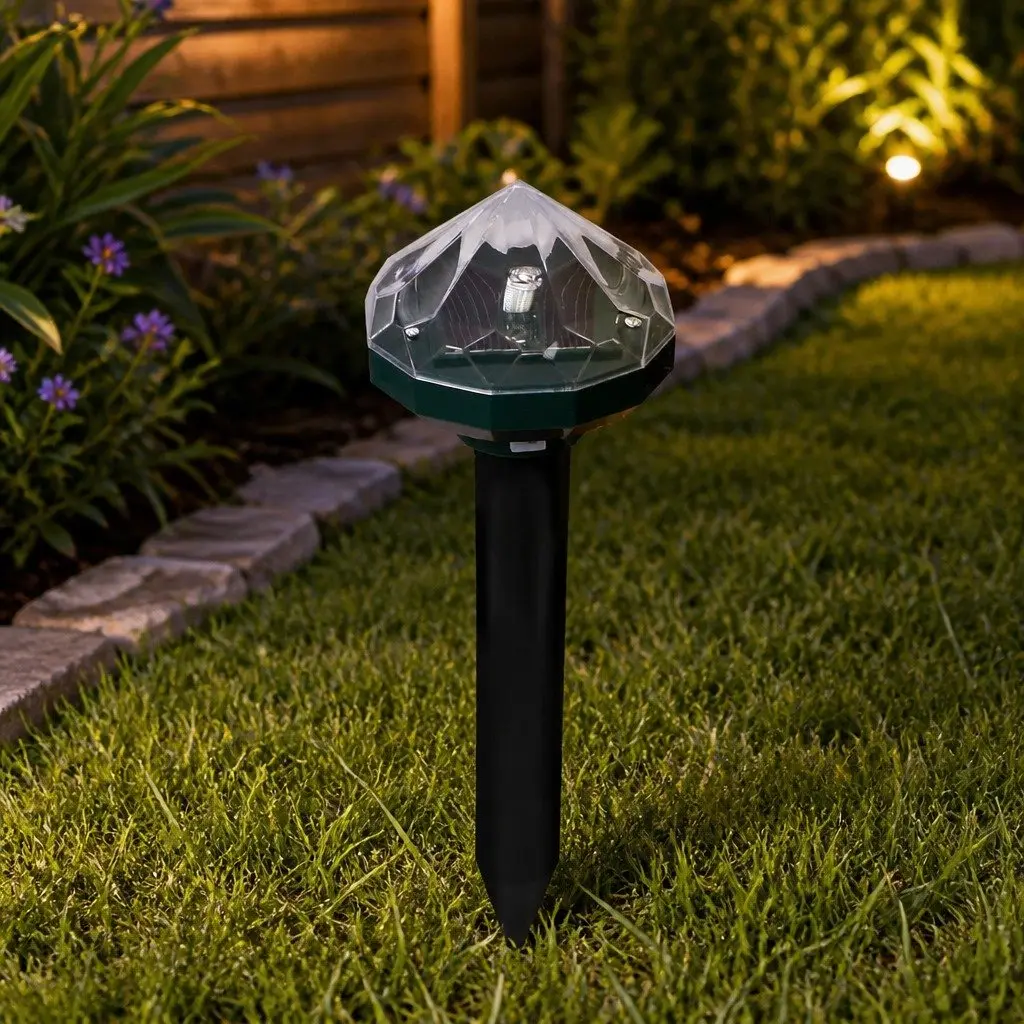 Solar Powered Snake Repeller 8 Pack Sonic Wave Vibration Technology Garden Lawn Pest Control