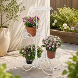 Stylish 4 Tier Plant Stand for Enhancing Your Living Space