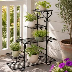 Elevate Your Space with This 5-Tier Plant Stand