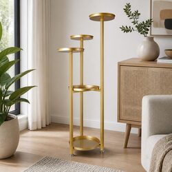 Enhance Your Space with a 5-Tier Metal Plant Stand