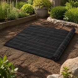 Weed Mat 1.83m x 100m Garden Landscape Fabric Plant Control UV-Resistant Porous
