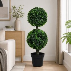 Elegant Artificial Cedar Topiary Trees for Any Space