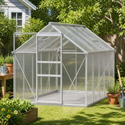 Enhance Your Garden with a Large Polycarbonate Walk In Greenhouse
