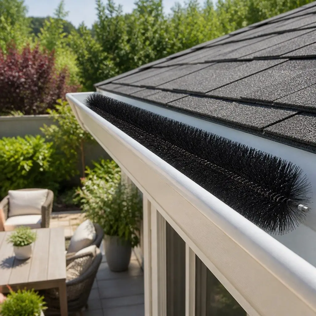 Gutter Brush Guard 92cm x 10cm Leaf Debris Blocker 24 Pack