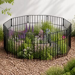 Garden Fence Border Panels 10 Pcs Metal Edging Lawn Flower Bed Landscape