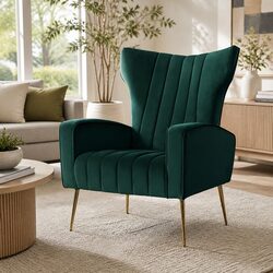 Transform Your Living Space with a Green Velvet Accent Chair