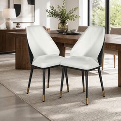 Chic Beige and Black Dining Chairs for Your Home