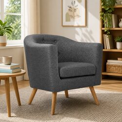 Stylish Grey Armchair for Enhancing Your Living Space