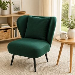 Stylish Green Accent Armchair for Your Living Space