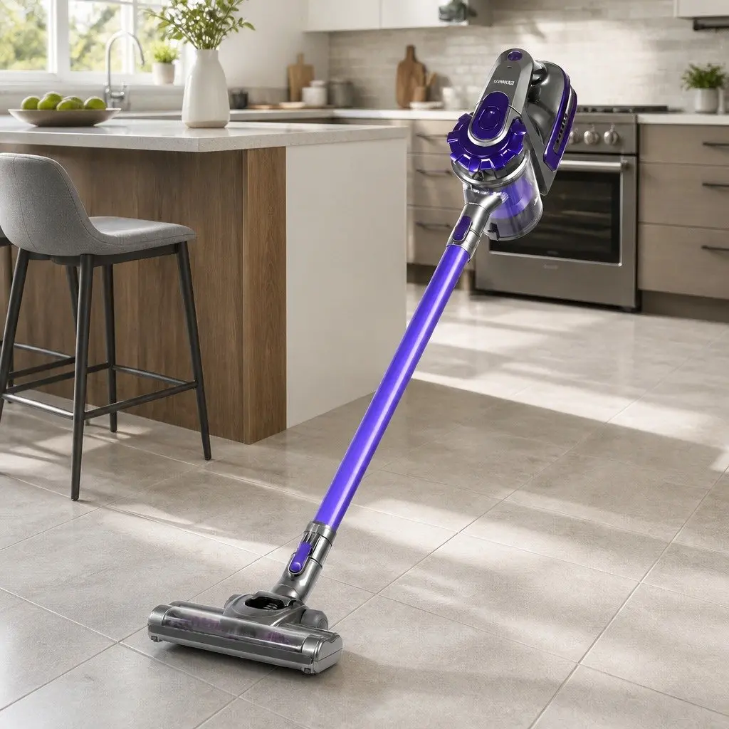 Cordless Stick Vacuum Cleaner 150W 8000Pa HEPA Filter Grey