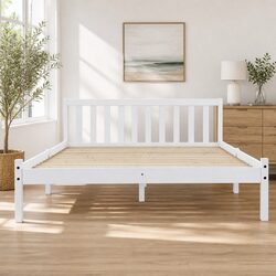 Enhance Your Bedroom with This Elegant Queen Bed Frame