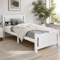 Enhance Your Bedroom with a Contemporary White Bed Frame