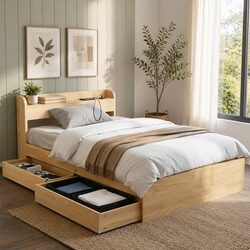 Enhance Your Bedroom with King Single Bed Frame & Storage