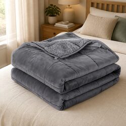 Elevate Your Space with a 4.5kg Grey Weighted Blanket