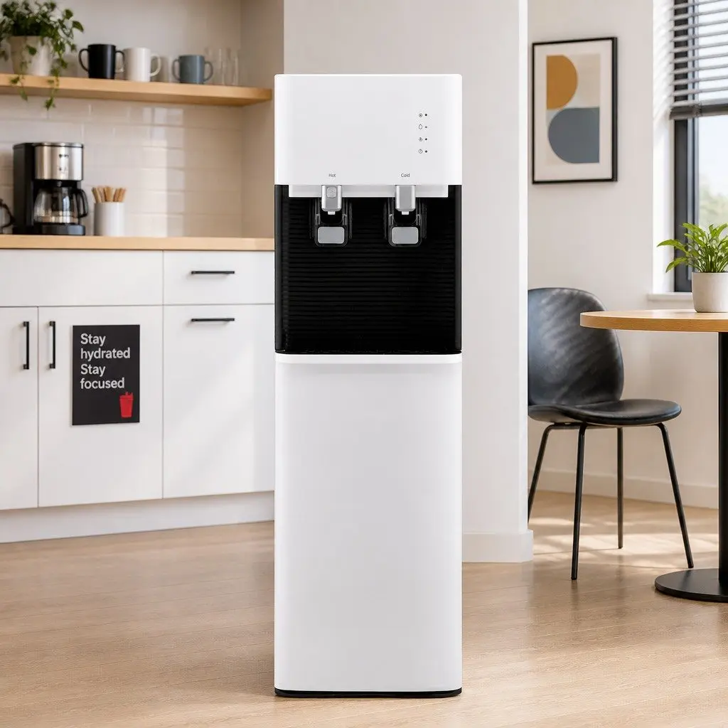 Water Dispenser Bottom Loading Hot Cold Dual Tap Chiller