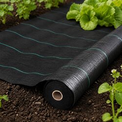 Garden Weed Control Mat 2m x 50m Black Roll for a Healthy Space