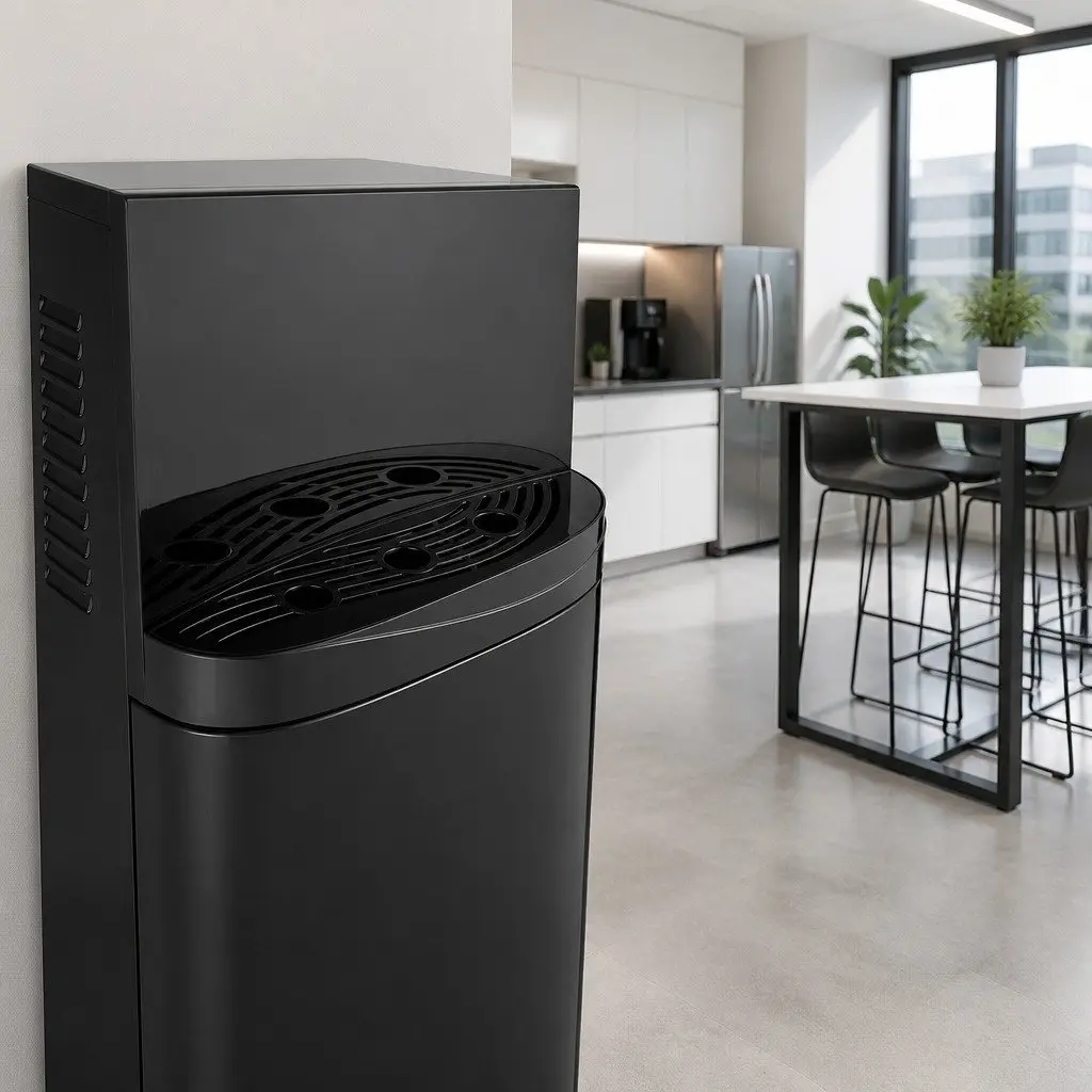 Water Cooler Dispenser Bottom Load Black Electronic Cooling Hot Cold Warm Water