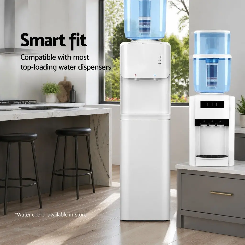 Water Cooler Dispenser 22L Refillable Filter Bottle 7-Stage Filtration System Blue