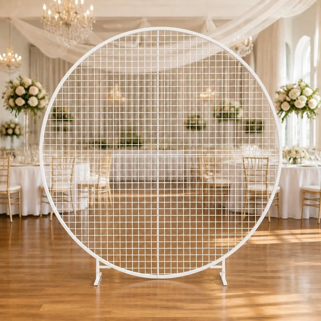 Backdrop Stand 2M Metal Frame Easy Assembly for Wedding Party Decoration