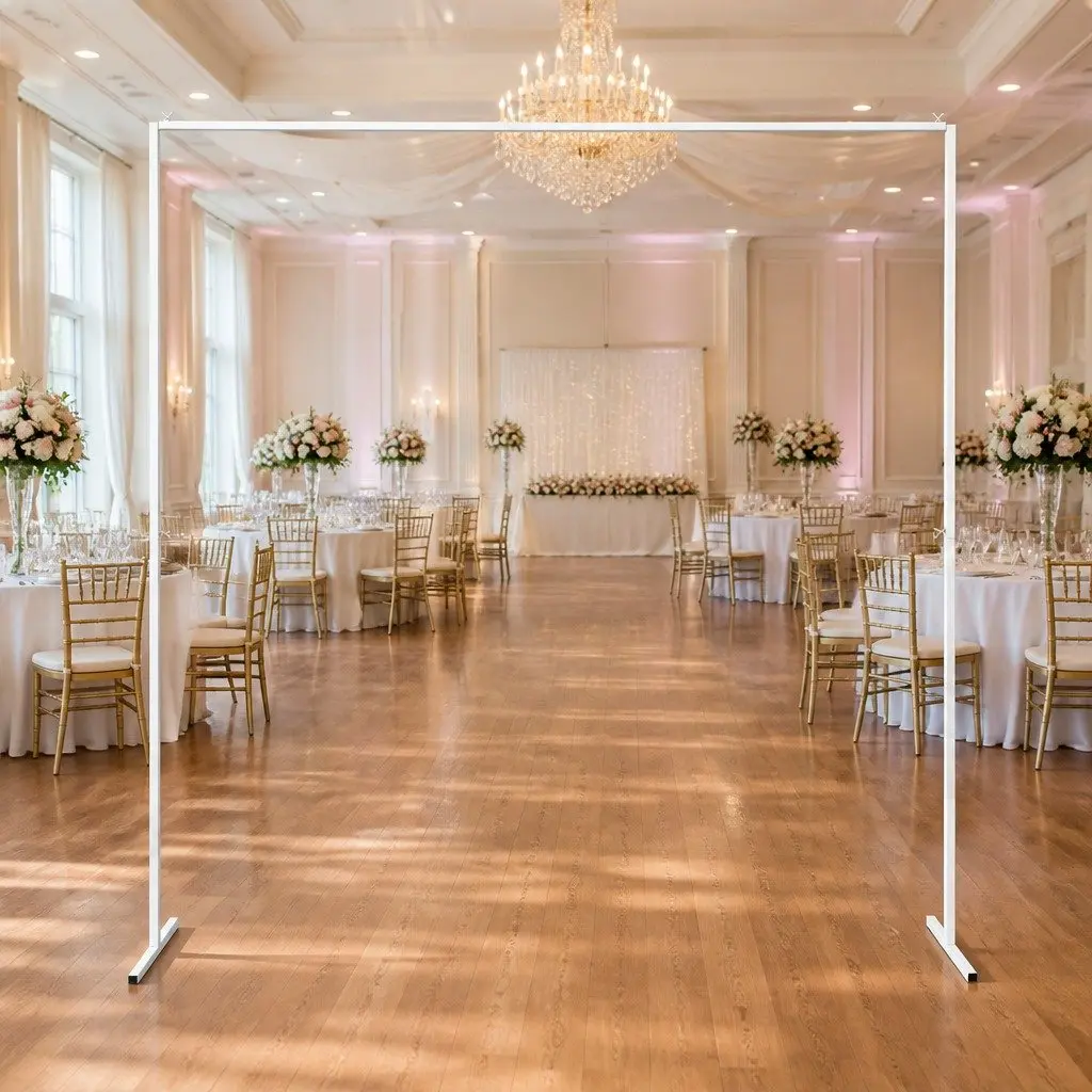 Backdrop Stand 2M Stable Metal Frame Multi-use for Wedding Party Decoration
