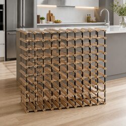 Elevate Your Space with a 120-Bottle Wine Rack