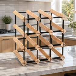 Elevate Your Space with a 12 Bottle Wine Rack