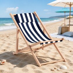 Relax Outdoors with a Stylish Beach Deck Chair