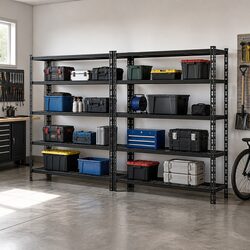 5-Tier Garage Storage Rack to Organize Your Space Efficiently