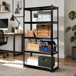 Space-Saving 5-Tier Storage Shelf for Your Garage