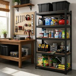Optimize Your Space with a 5-Tier Garage Storage Rack